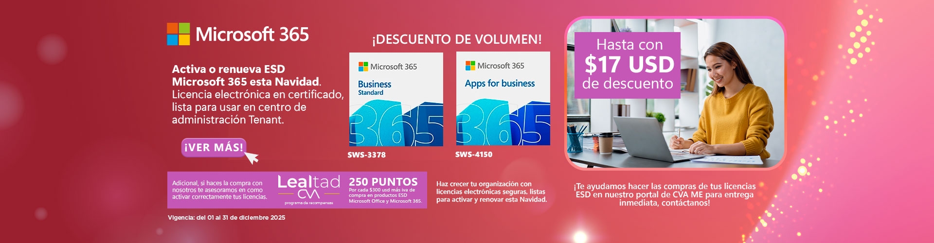 Microsoft 365 comercial_descuento por volumen